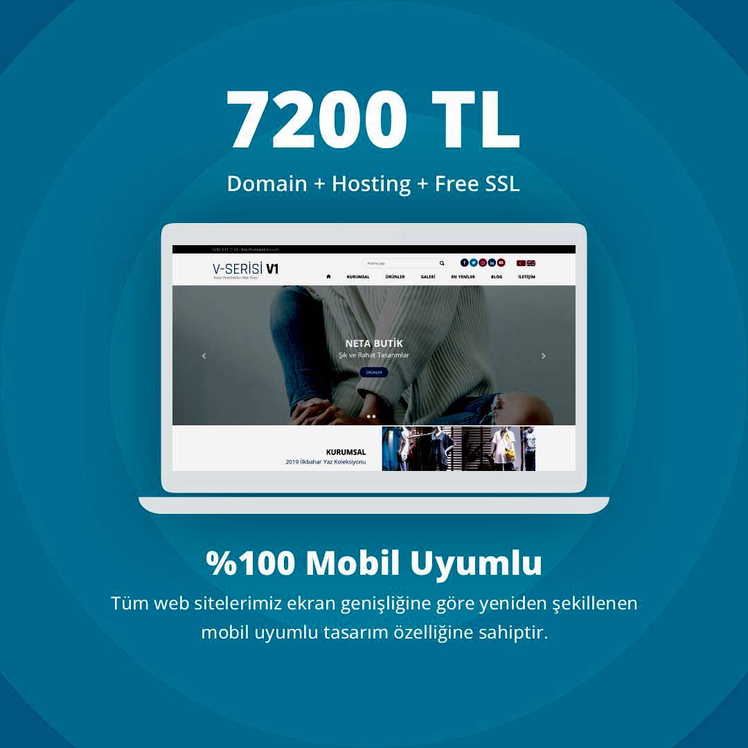 İnternet Sitesi Kurma Maliyeti 7200 TL