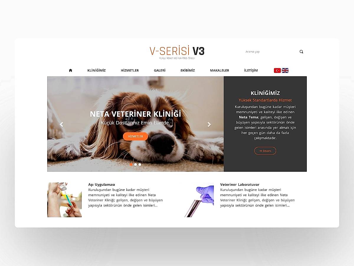 Hazır Veteriner Sitesi V3