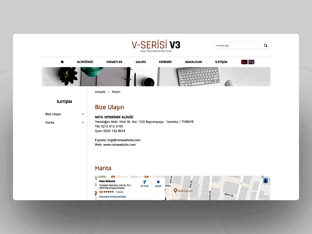 Hazır Veteriner Sitesi V3