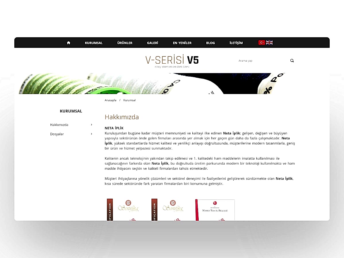 İplik İnternet Sitesi V5