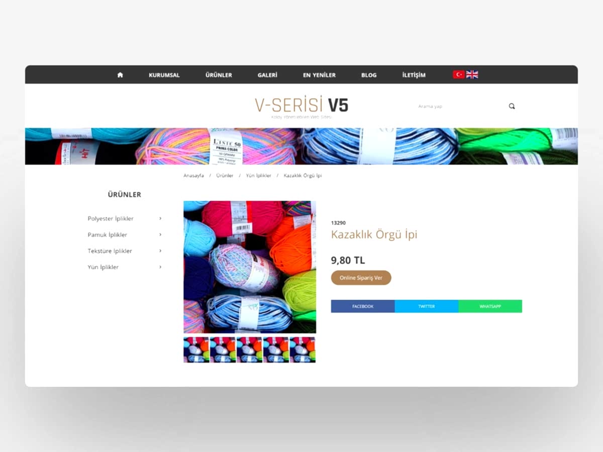 İplik İnternet Sitesi V5