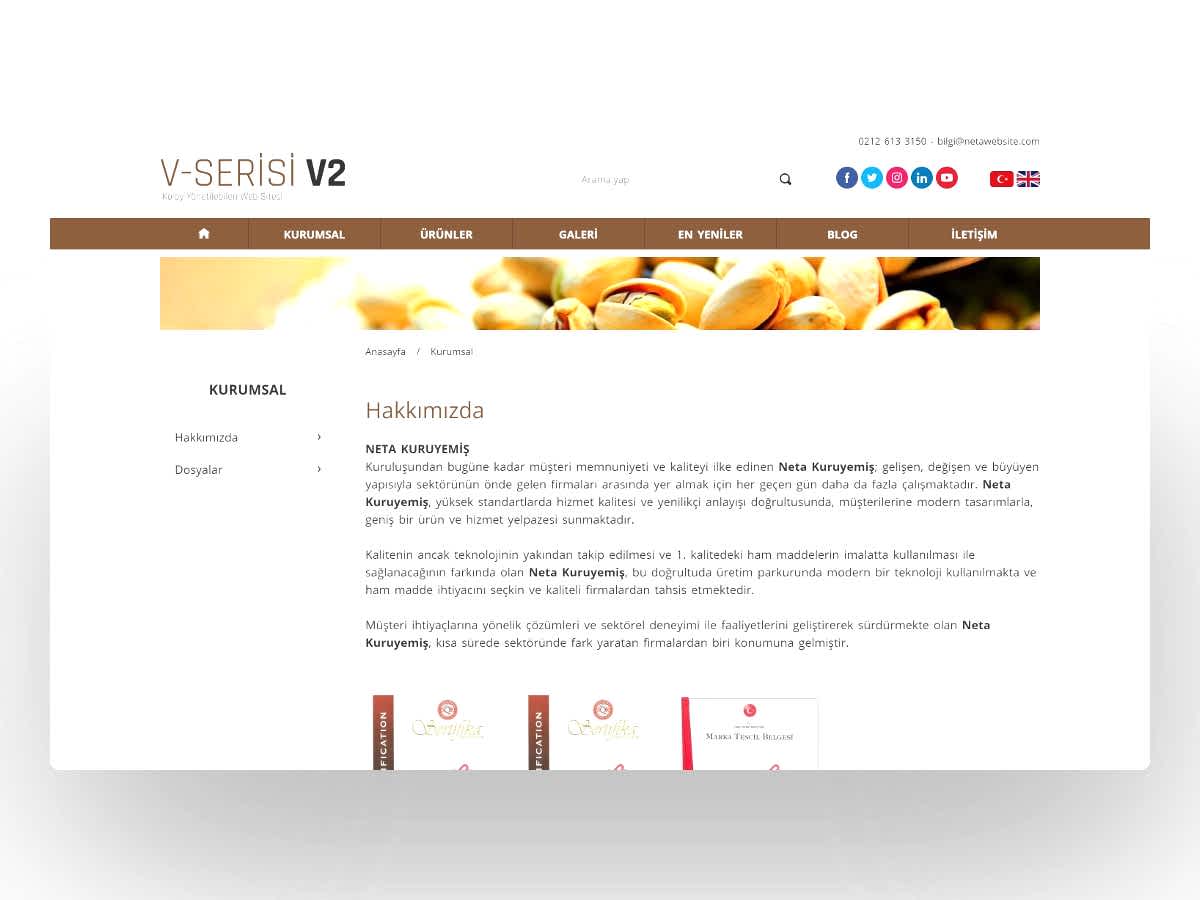 Kuruyemiş Sitesi Kurma V2