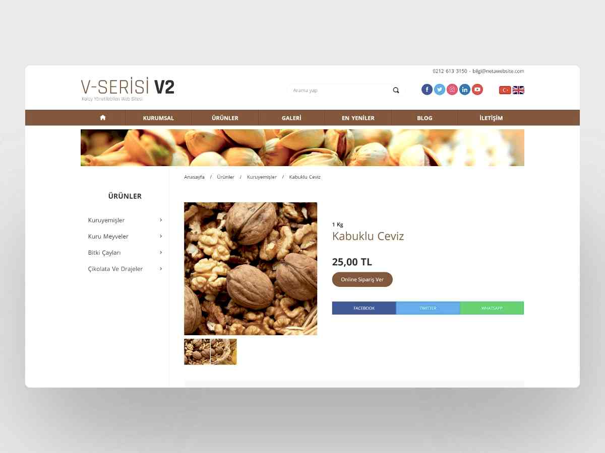 Kuruyemiş Sitesi Kurma V2