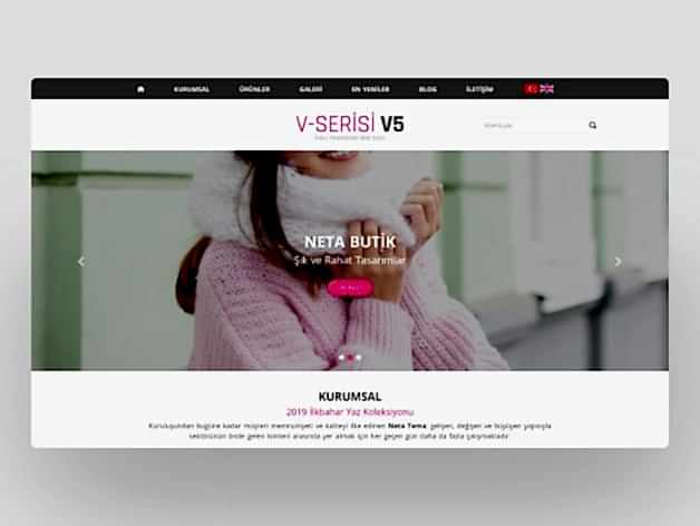 Butik İnternet Sitesi V5