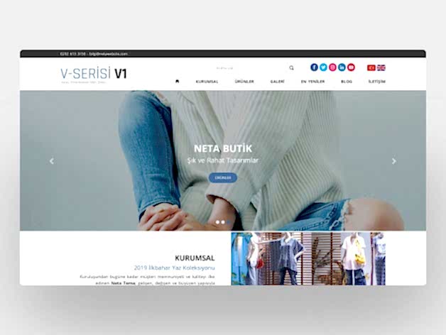 Butik Web Sitesi V1