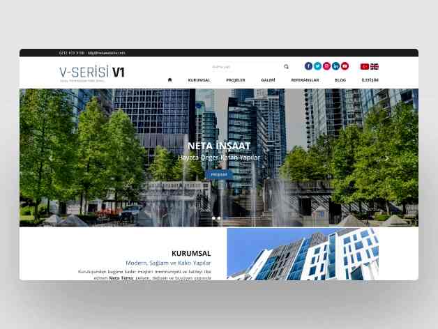 İnşaat Web Sitesi V1