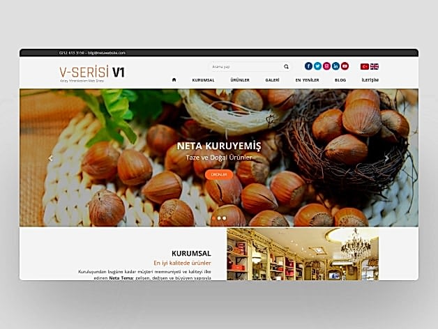 Kuruyemiş Web Sitesi V1